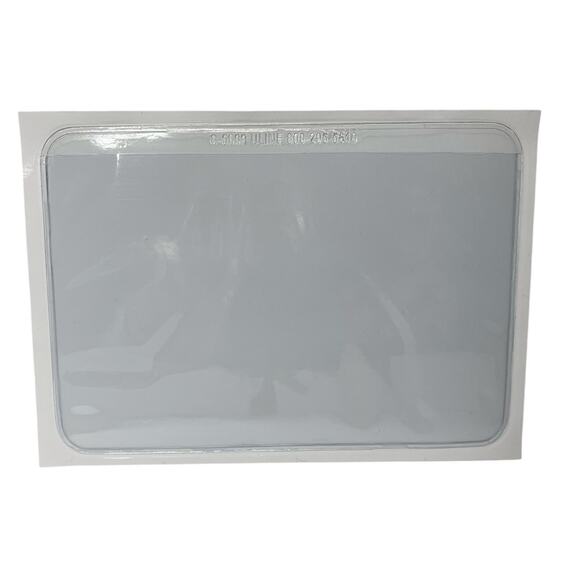 50 Clear 6x4" Vinyl Adhesive Pockets – Uline Label Sleeves, Press-On, New - Picture 2 of 6